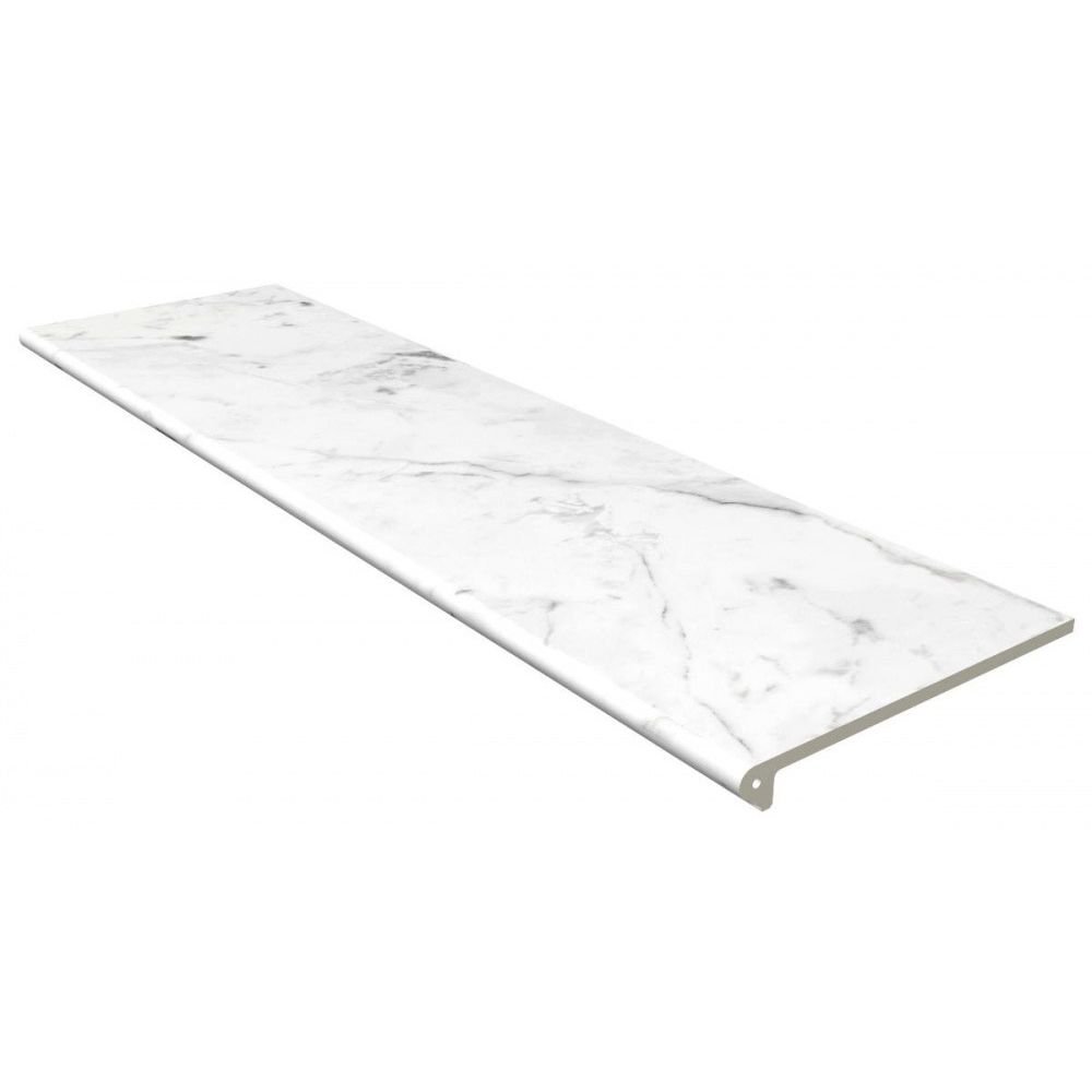 Ступень Gres Aragon (Грес Арагон) Peld. Red. Marble Carrara Blanco Liso 120x30 см, 970180
