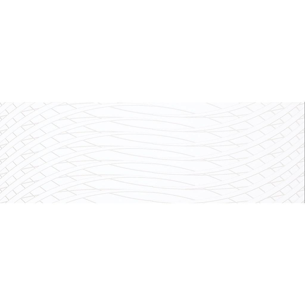 Стена Gravita Polar white across 30x90 см ректиф.глянц. супербелый (78801887)