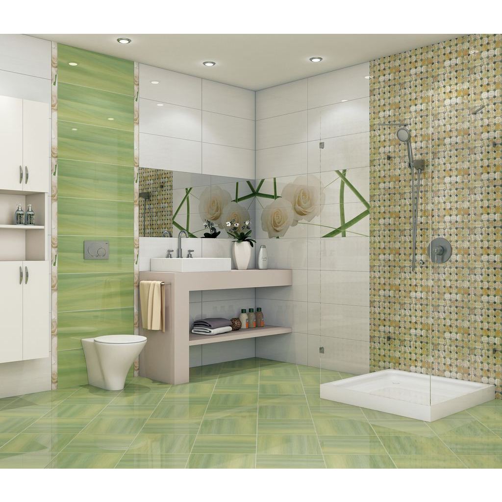 Образцы ванных комнат выложенных кафелем фото современный дизайн