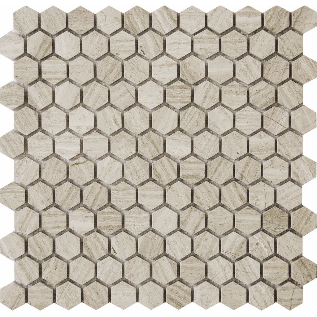 Мозаика Q-Stones 30,5х30,5 см Qs-hex011-25h/10