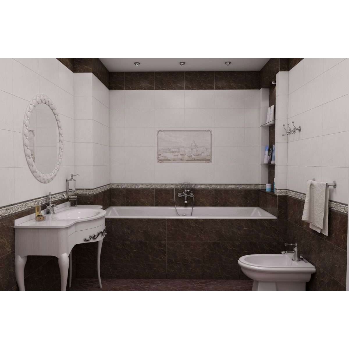 Декор Global Tile (Глобал Тайл) Classic GT 40x25 см, толщ. 8 мм, 10301002111