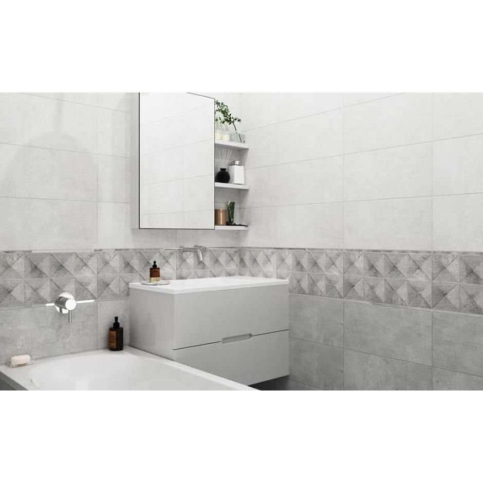 Напольная плитка Global Tile (Глобал Тайл) Loft 41,8x41,8 см, толщ. 8 мм, Серый GT61VGN