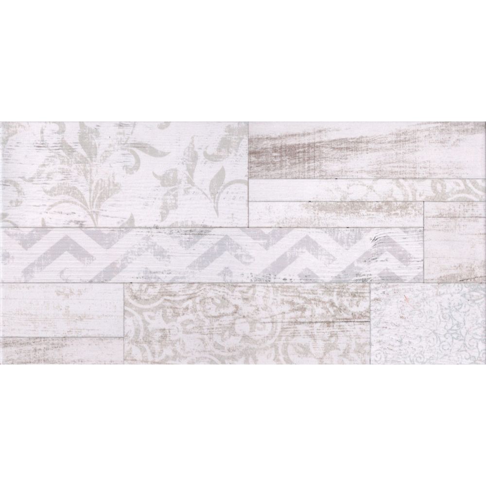 Настенная плитка Global Tile San Remo 50x25 см Белый GT13VG