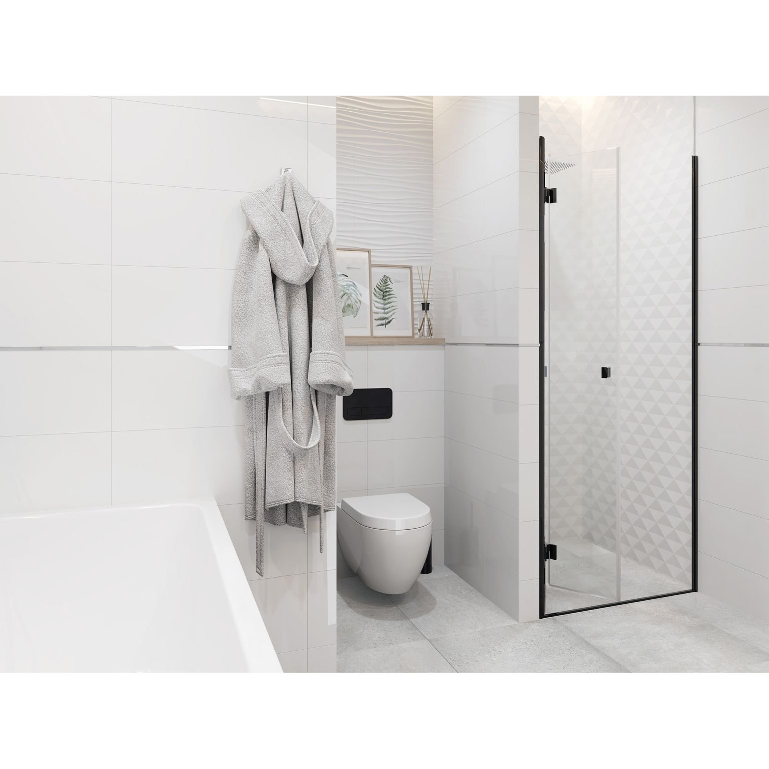 Настенная плитка Global Tile (Глобал Тайл) White Planet GT 60x25 см Белый 10100001344