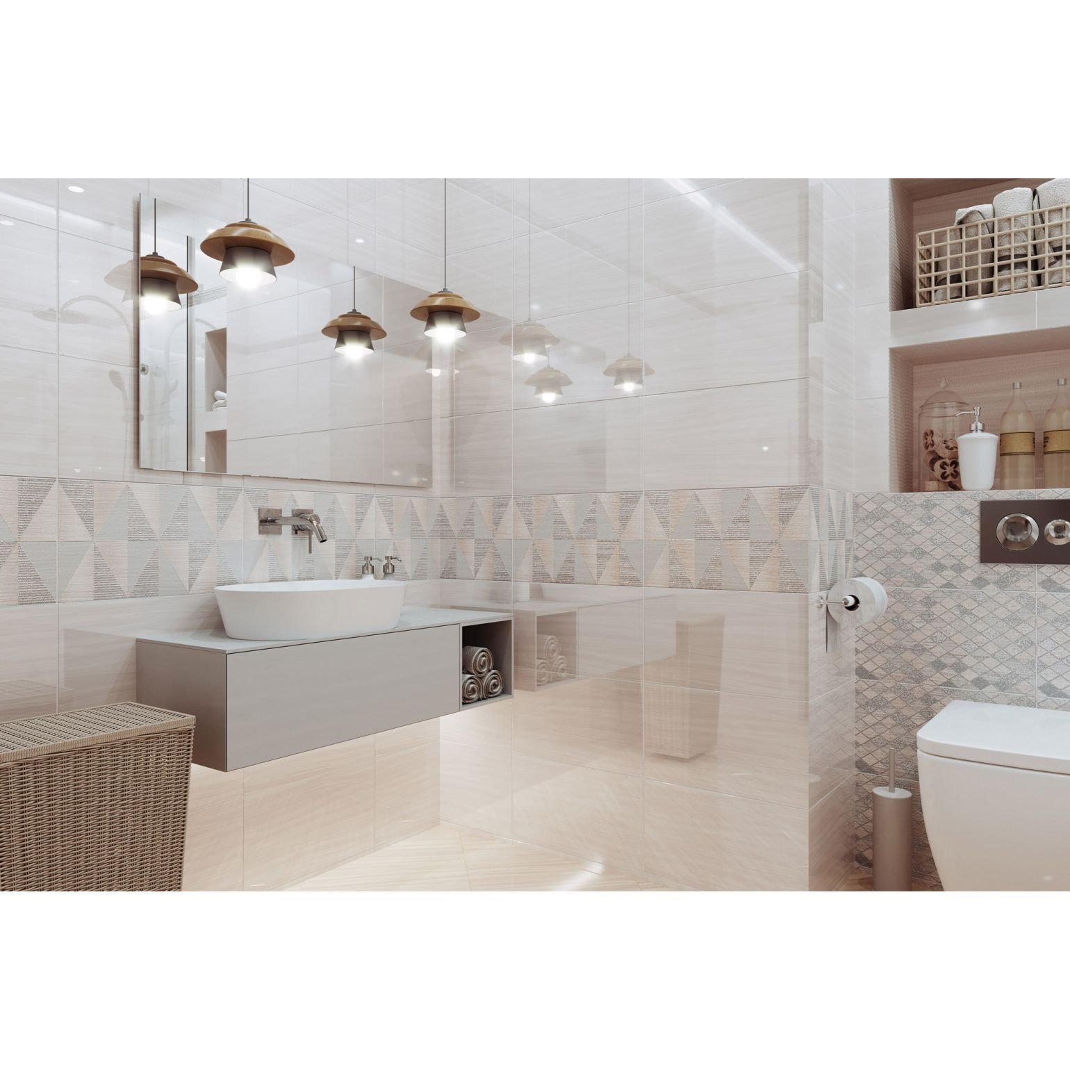Декор Global Tile (Глобал Тайл) Aroma GT 45x25 см, толщ. 8 мм, 1645-0139