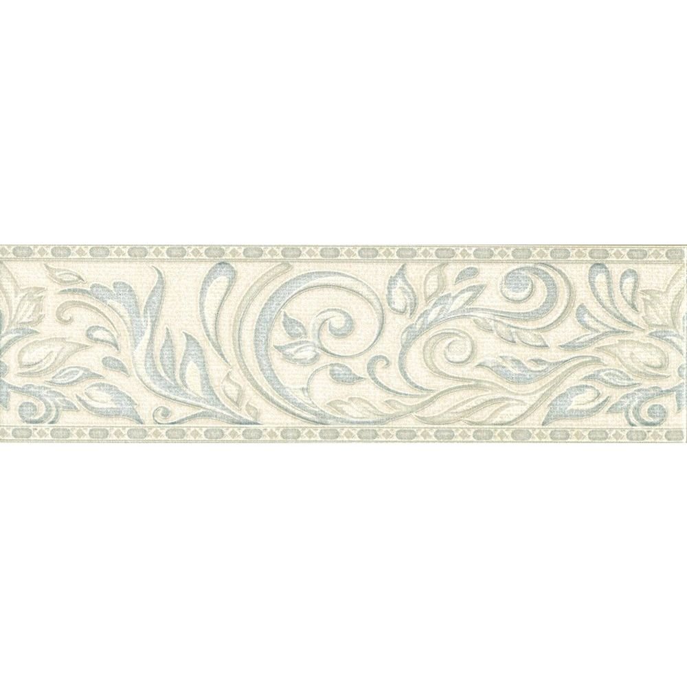 Бордюр Global Tile (Глобал Тайл) Adele 7,7x27 см, толщ. 8 мм, Голубой B24AW0748M