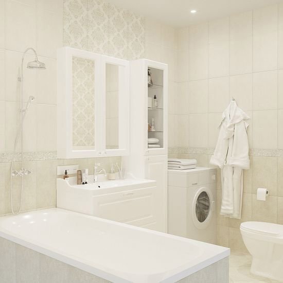 Бордюр Global Tile (Глобал Тайл) Adele 7,7x27 см, толщ. 8 мм, Голубой B24AW0748M