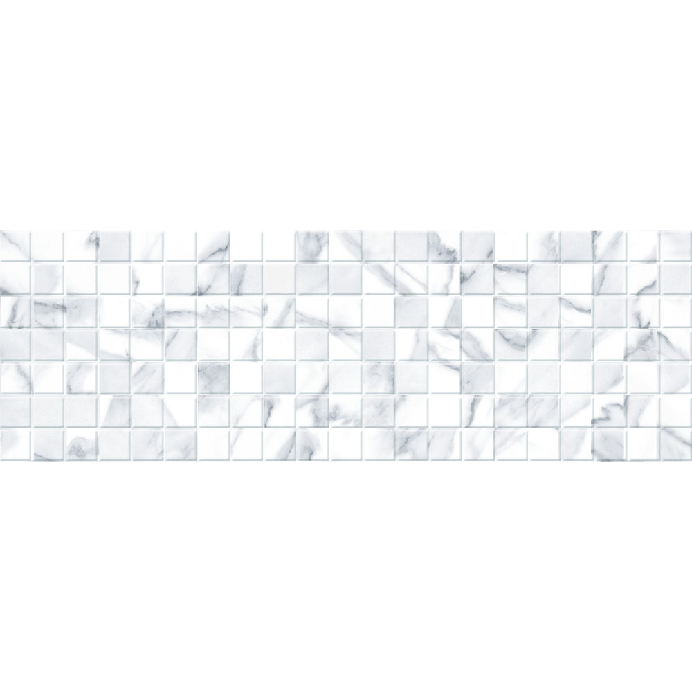 Плитка настенная Belleza Калаката серая рельеф мозаика 20х60 см (00-00-5-17-30-06-1252)