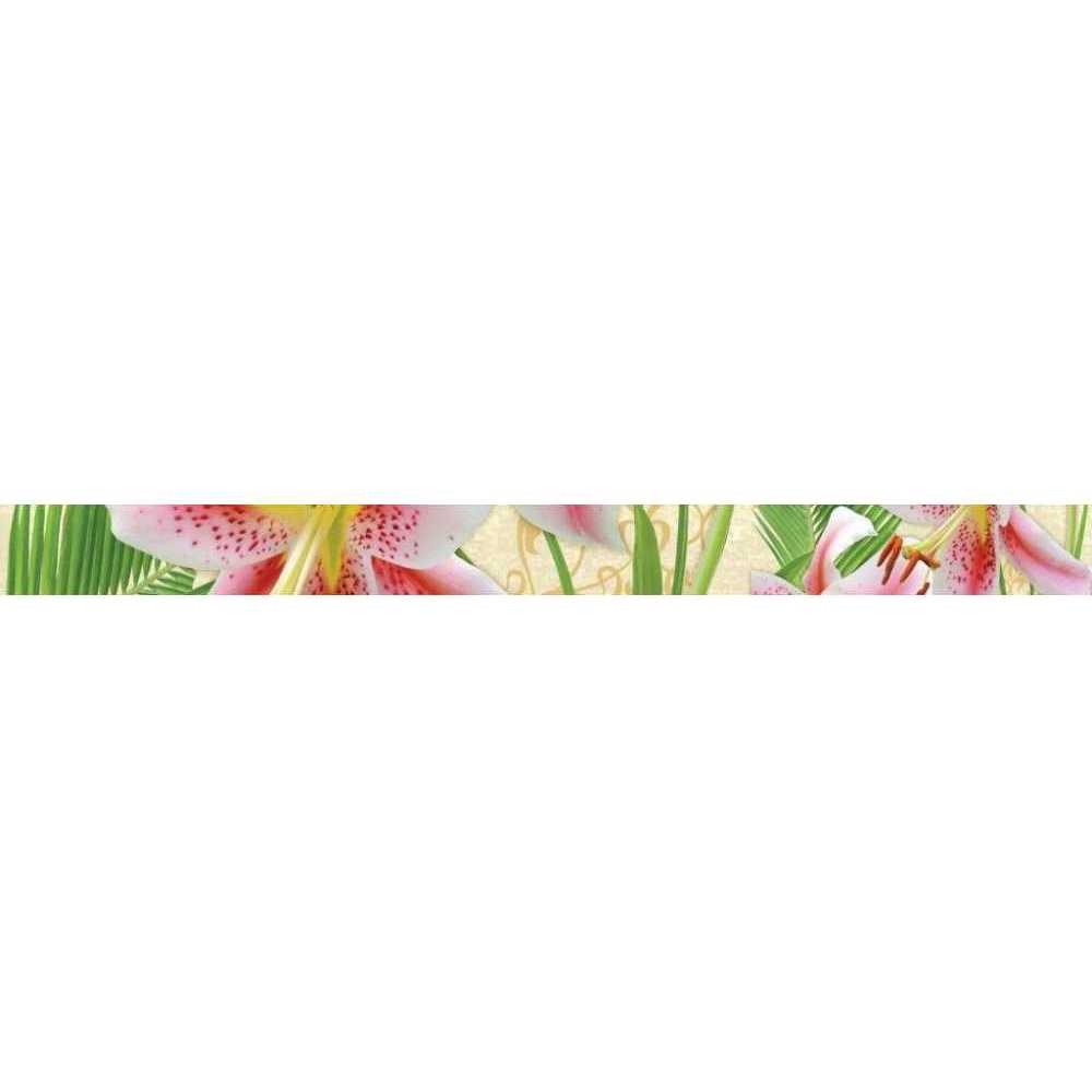 Бордюр Belleza стеклянный Lily многоцветный 4х50 см