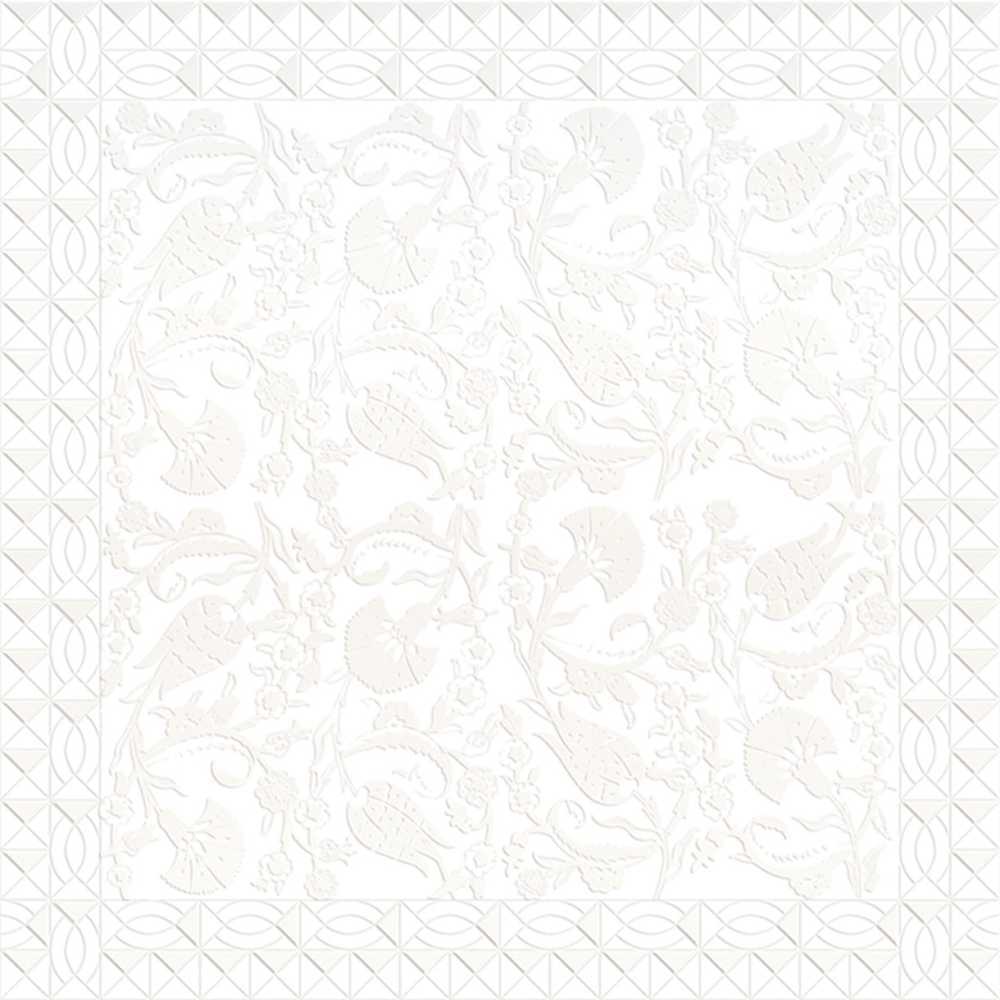 Декор Ceramique Imperiale Замоскворечье белый 20х20 см (04-01-1-14-03-00-281-0)