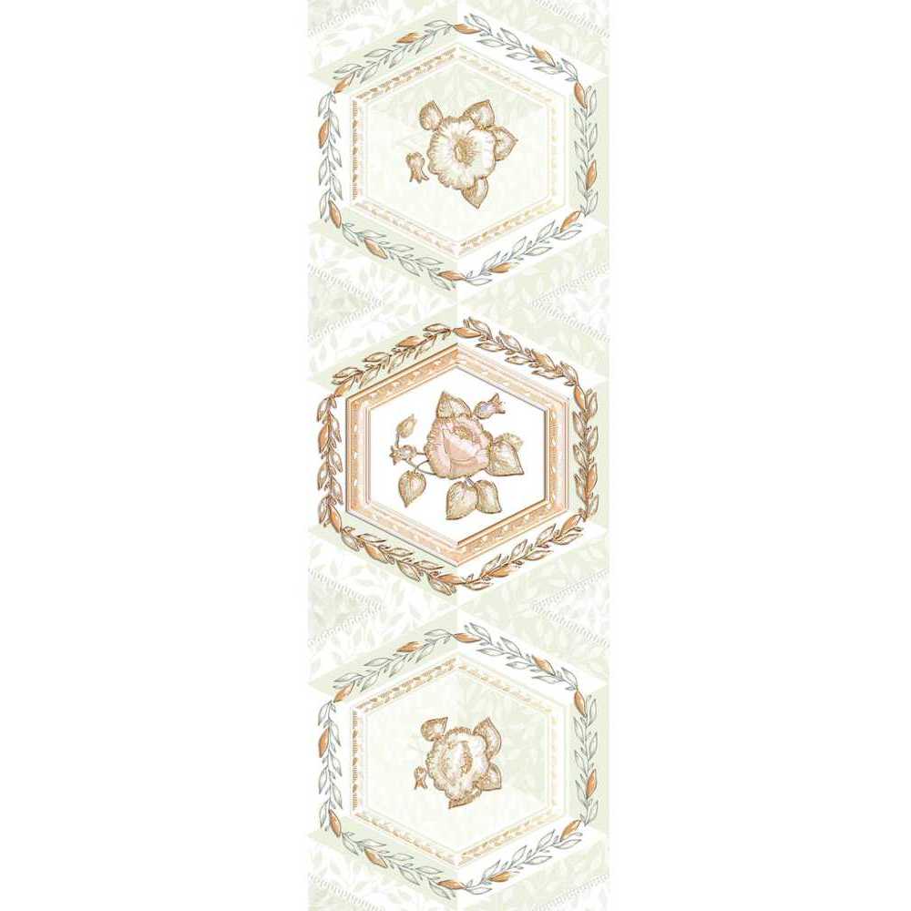 Декор Ceramique Imperiale Нефритовый фон салатный 20х60 см (04-01-1-17-03-81-933-0)