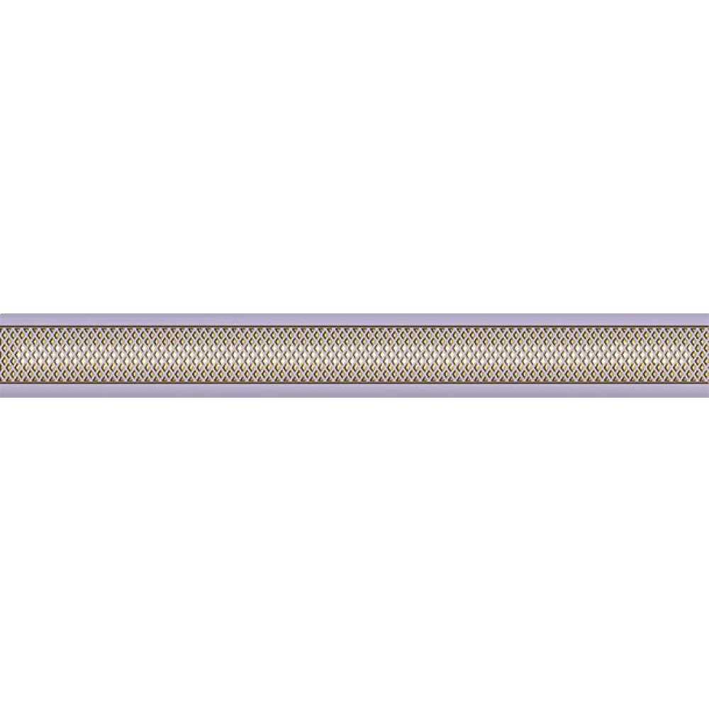 Бордюр Ceramique Imperiale объемный Сетка кобальтовая сиреневый 3х25 см (13-01-1-26-41-57-689-0)