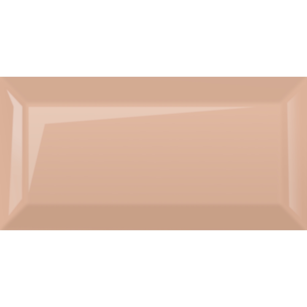 Плитка настенная Golden Tile Metrotiles Розовый грань 10х20 см (465051)