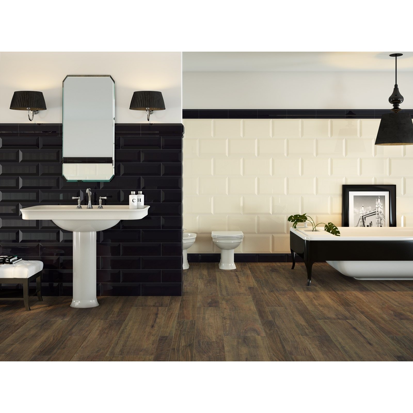 Бордюр Marazzi Oxford Listello Merton Sage 12,4х38 см (DCDC)
