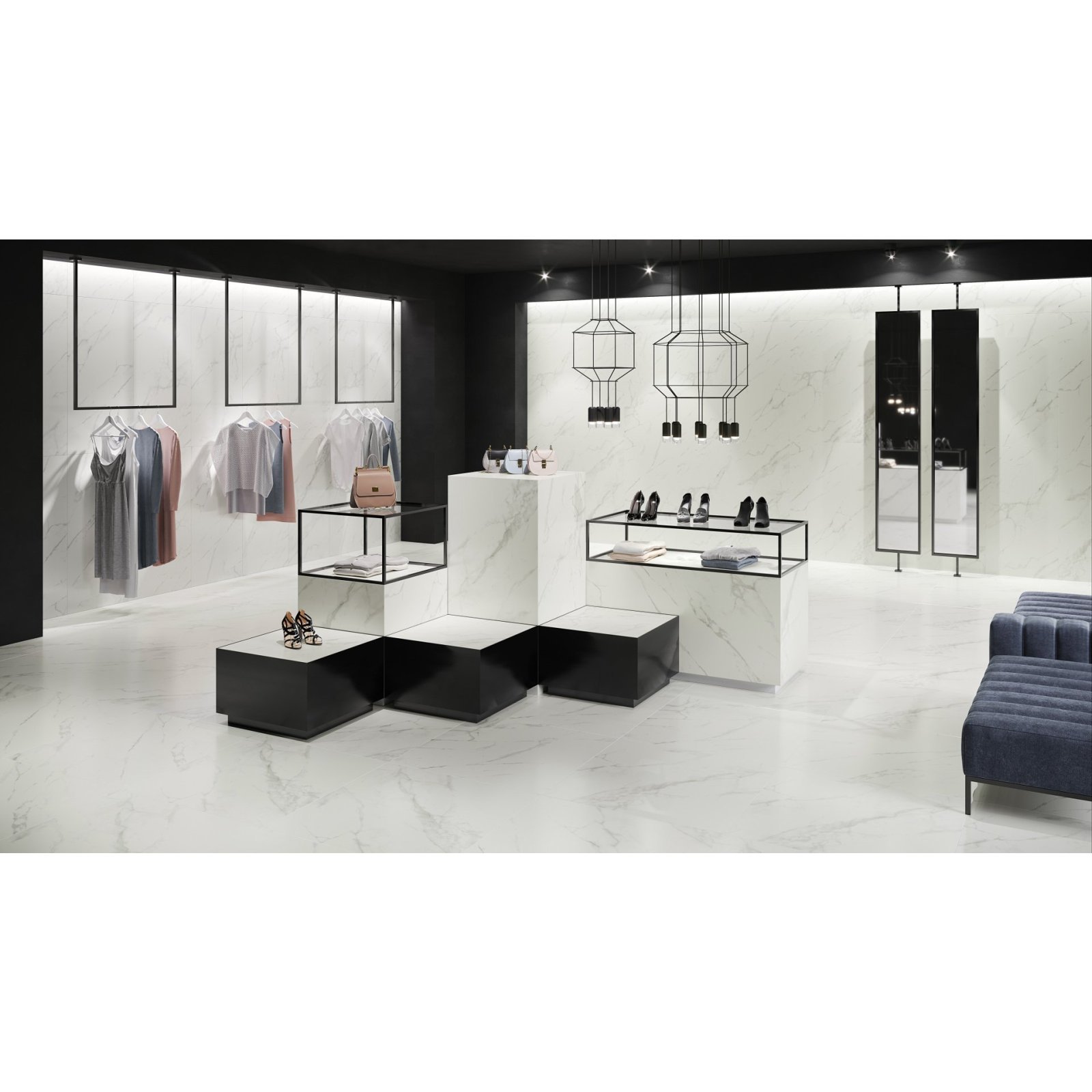 Керамогранит Meissen (Мейсен) Calacatta Marble белый 79,8x79,8 см (O-CLM-GGM054)