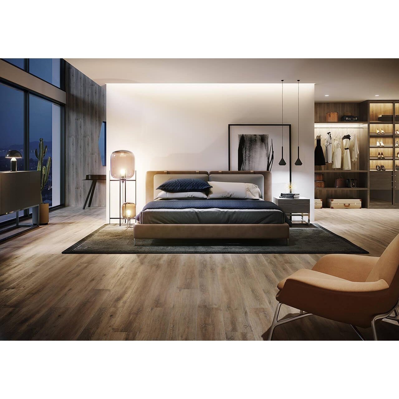 Керамогранит Meissen (Мейсен) Grandwood Prime светло-серый 19,8x179,8 см (O-GWP-GGU524)