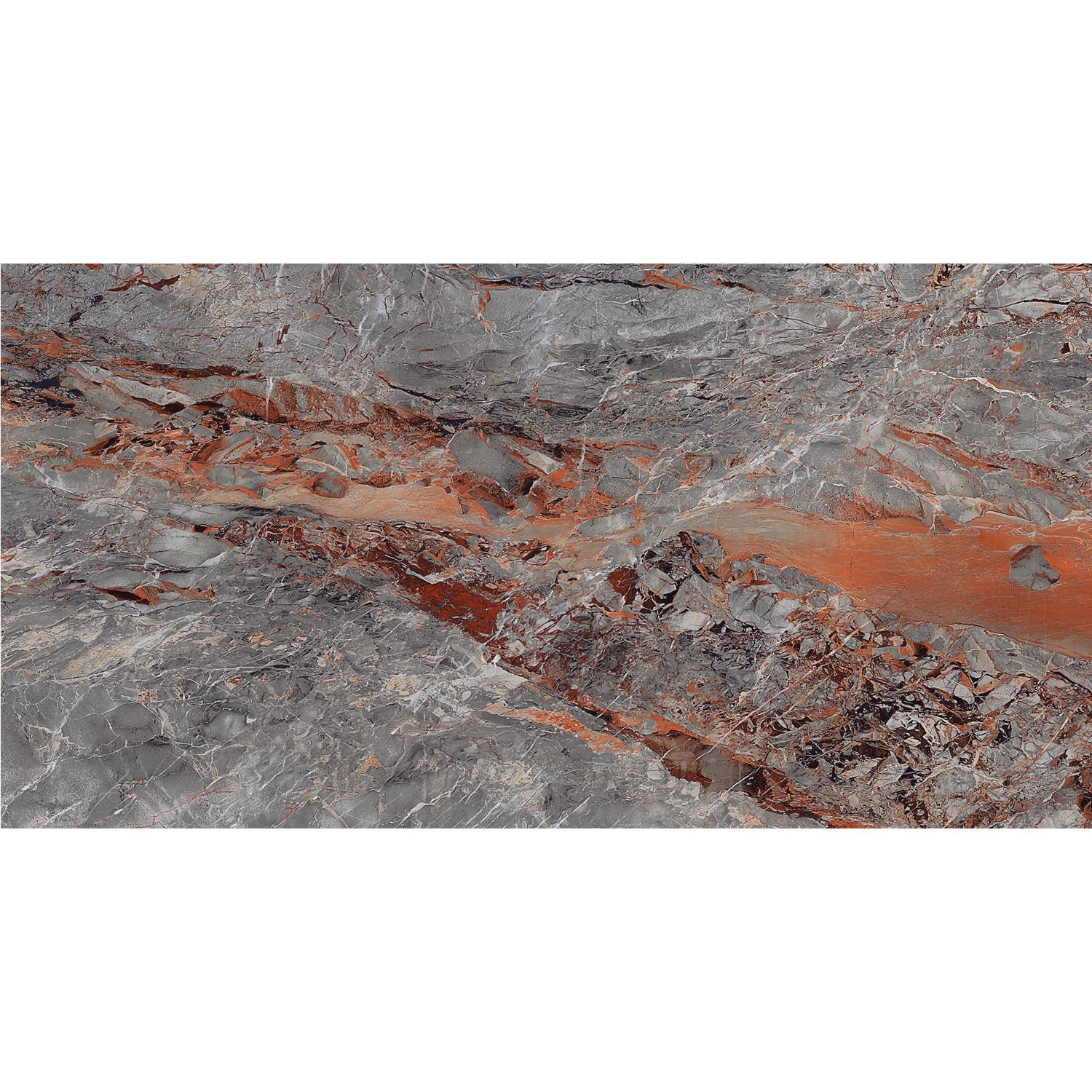 Керамогранит Azario (Азарио) Verono Orange High Glossy 60х120 см, глянцевый (E3080821120HG)