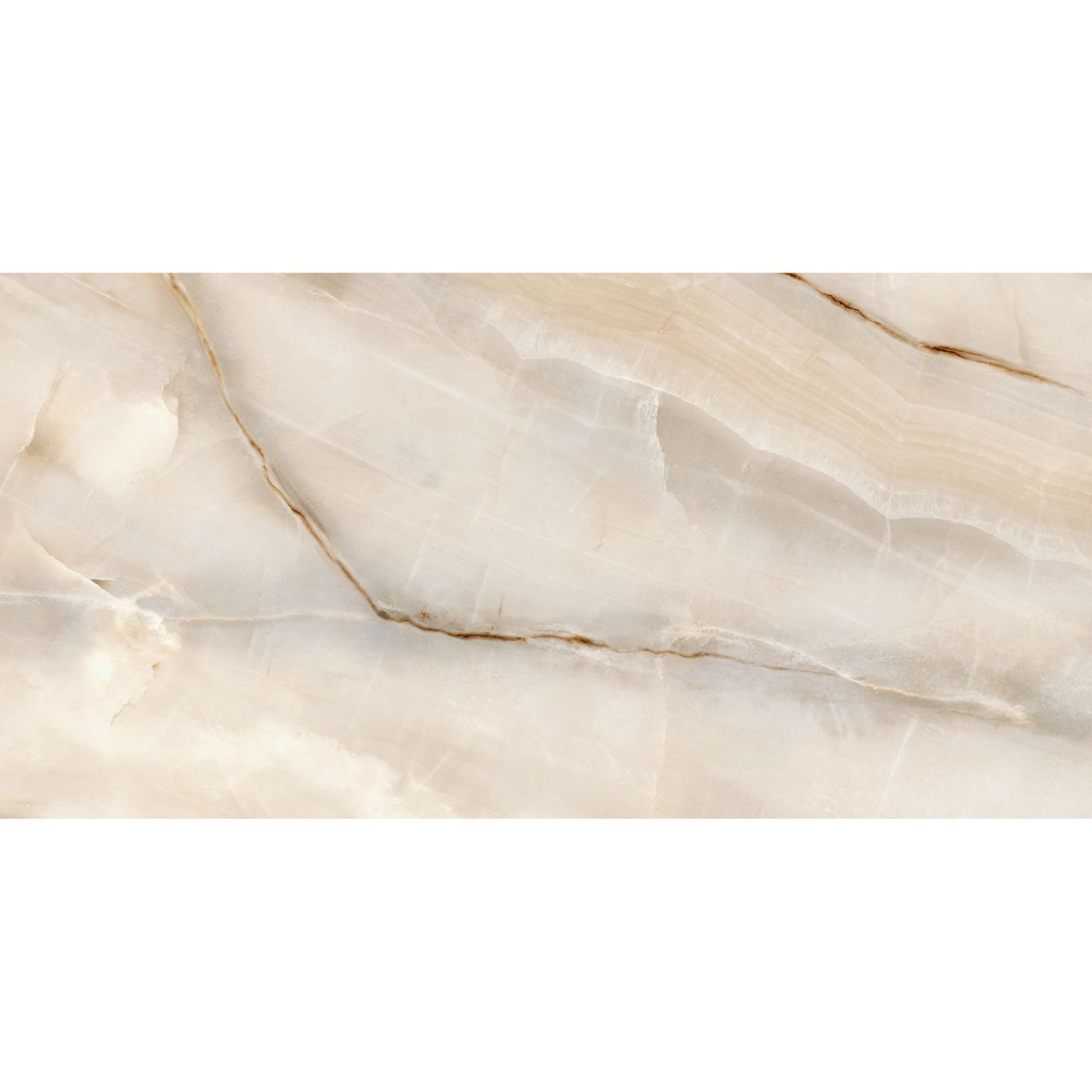 Керамогранит LCM (ЛКМ) Onyx Smoke Dark полированный 60х120 см (60120OSM15P)