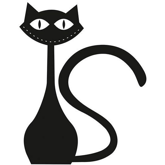 Декор Артвалентто Black cat 1 10х10 см