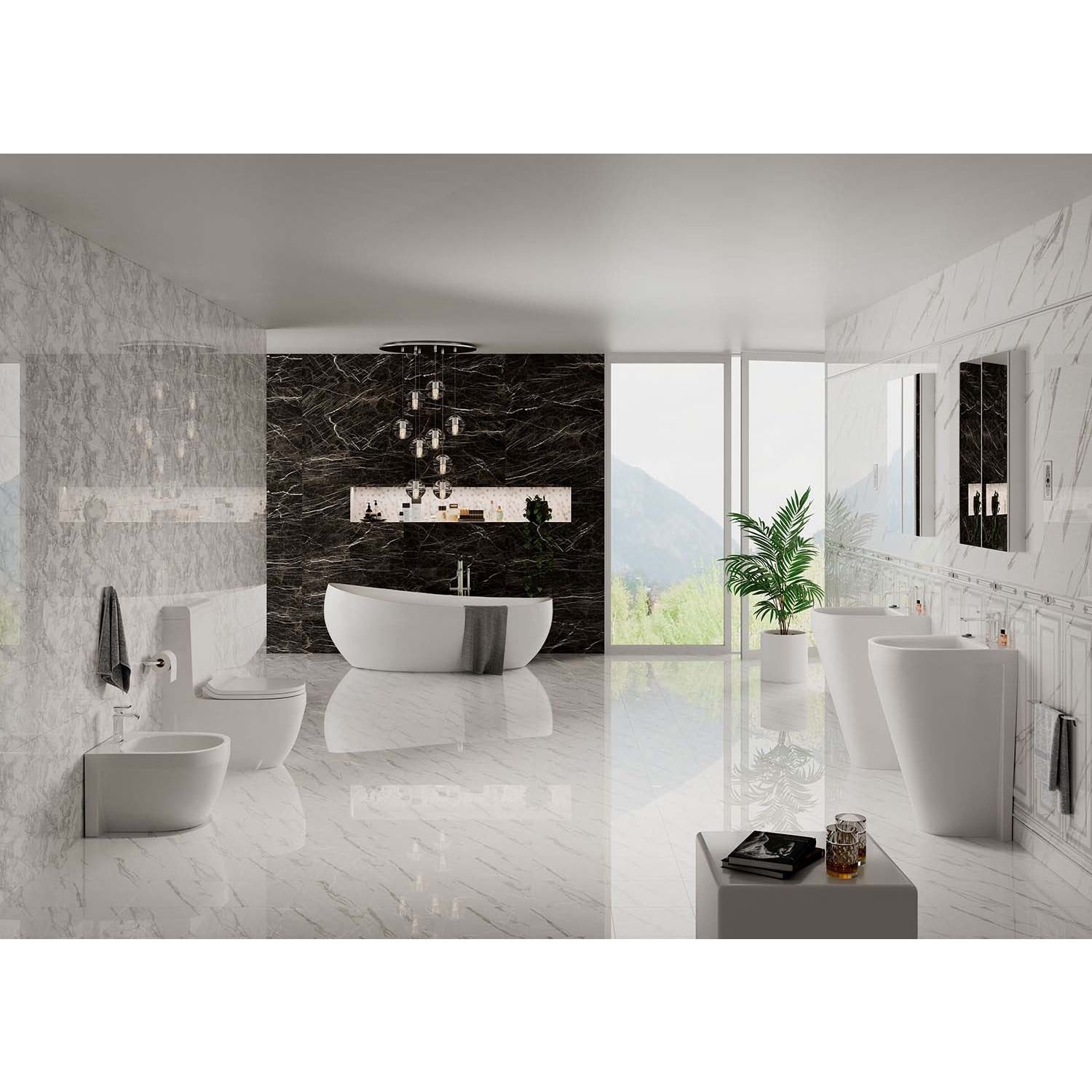 Керамическая плитка Eurotile (Евротаил) Insomnia рельеф 29,5х89,5 см (682 IMD1WT)