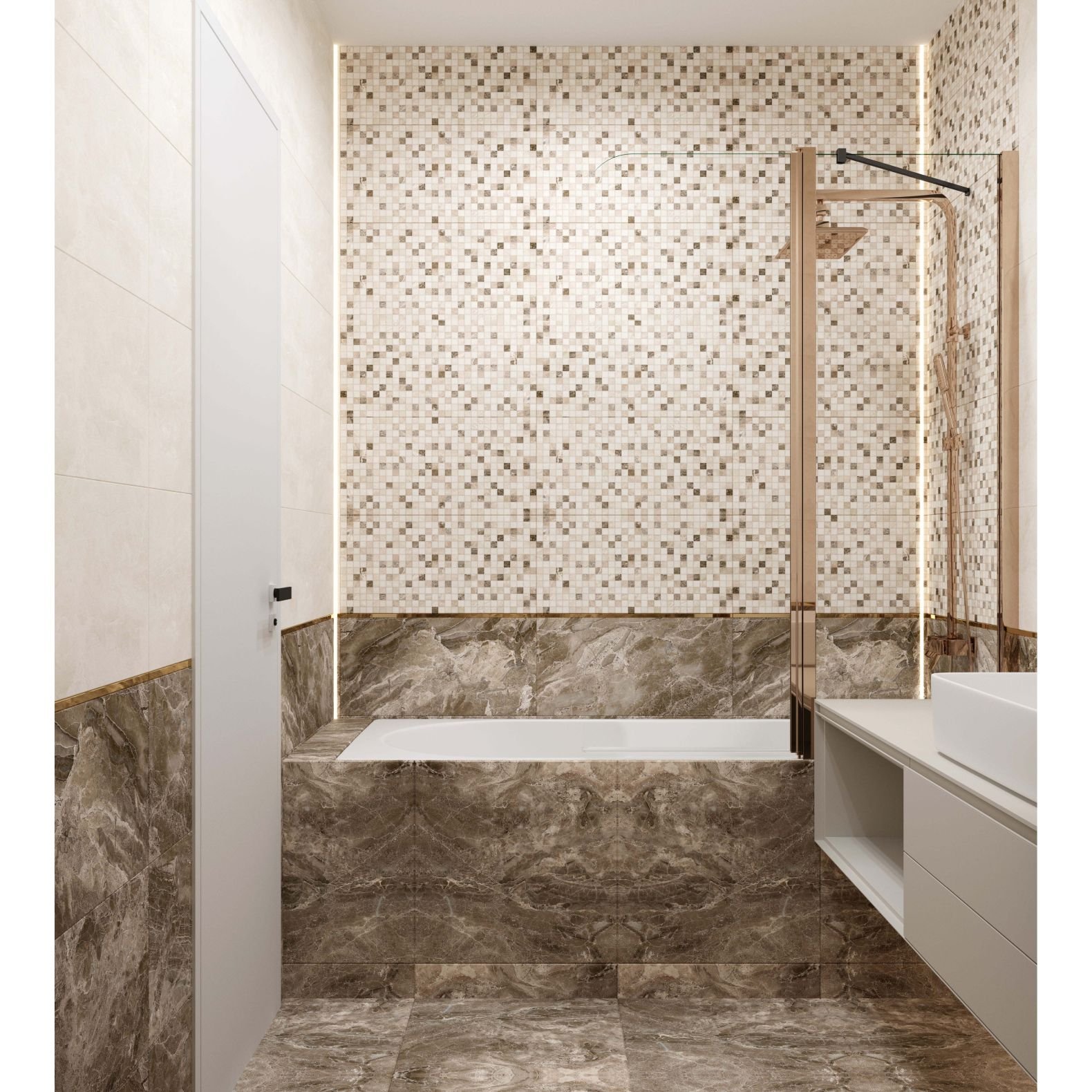 Керамическая плитка Eurotile Rus (Евротаил Рус) Hermitage Beige 30х60 см