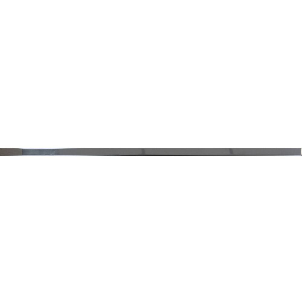 Бордюр металлический РосДекор Платина Матовый 1,2х60 см (БМ 215)