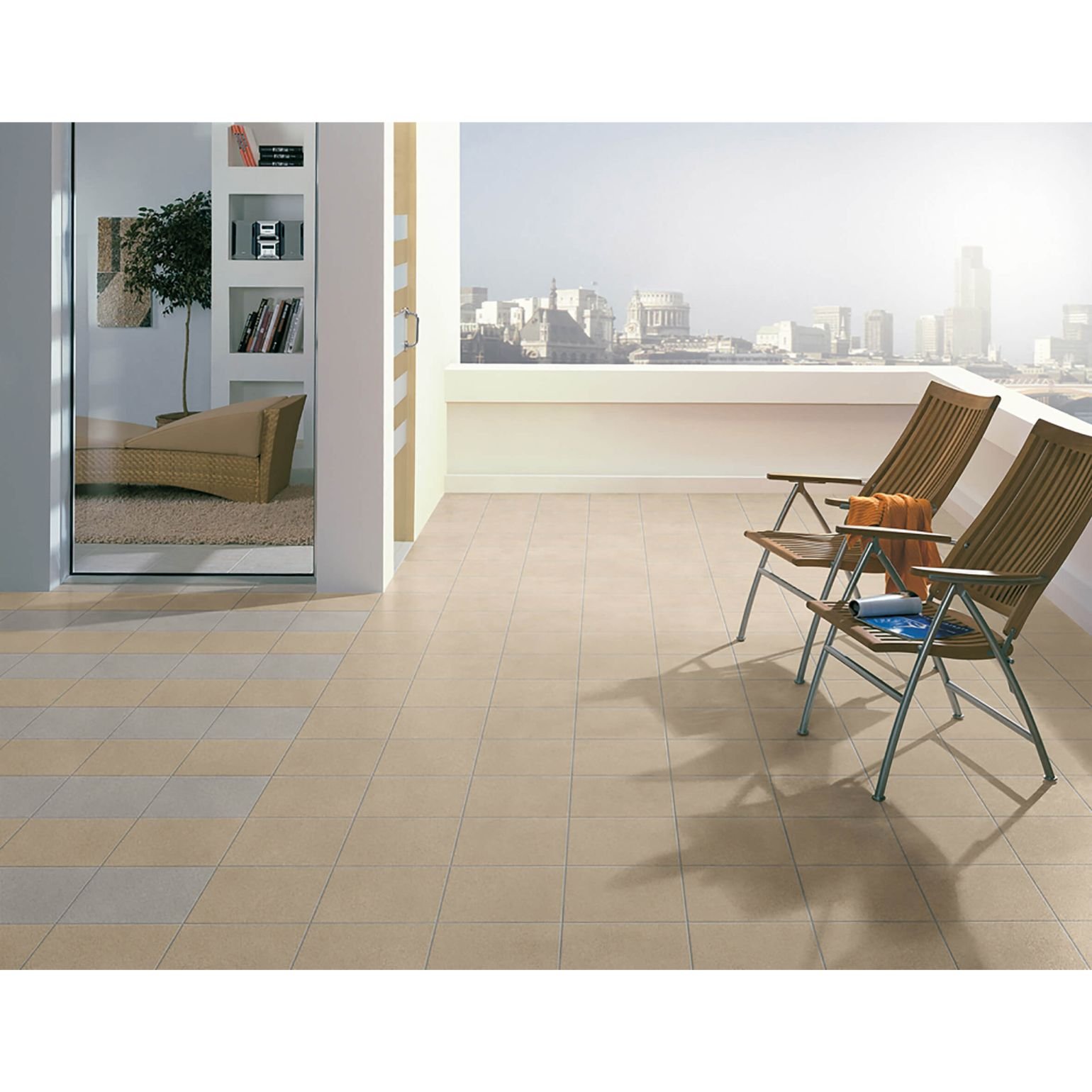 Керамогранит Cersanit (Церсанит) Milton 32,6x32,6 см Коричневый глаз. C-ML4P112D