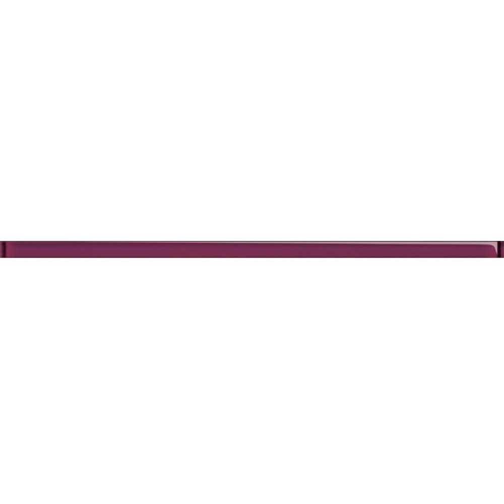 Бордюр Cersanit стеклянный Universal Glass пурпурный 2х60 см (UG1L221)