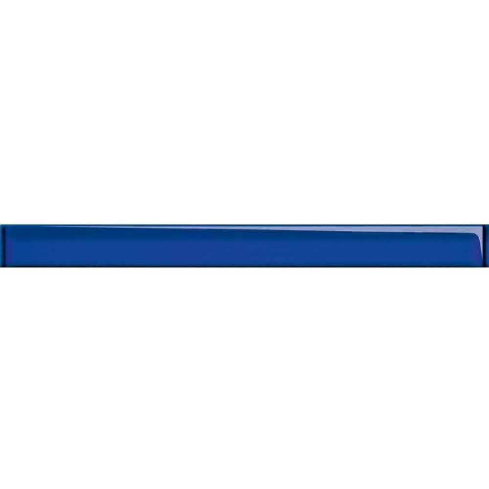 Бордюр Cersanit стеклянный Universal Glass синий 4х45 см (UG1H031)