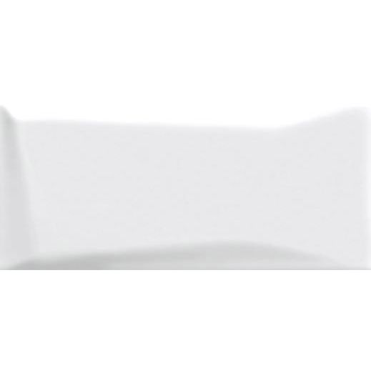 Настенная плитка Cersanit Evolution рельеф белый (EVG052) 20х44 см