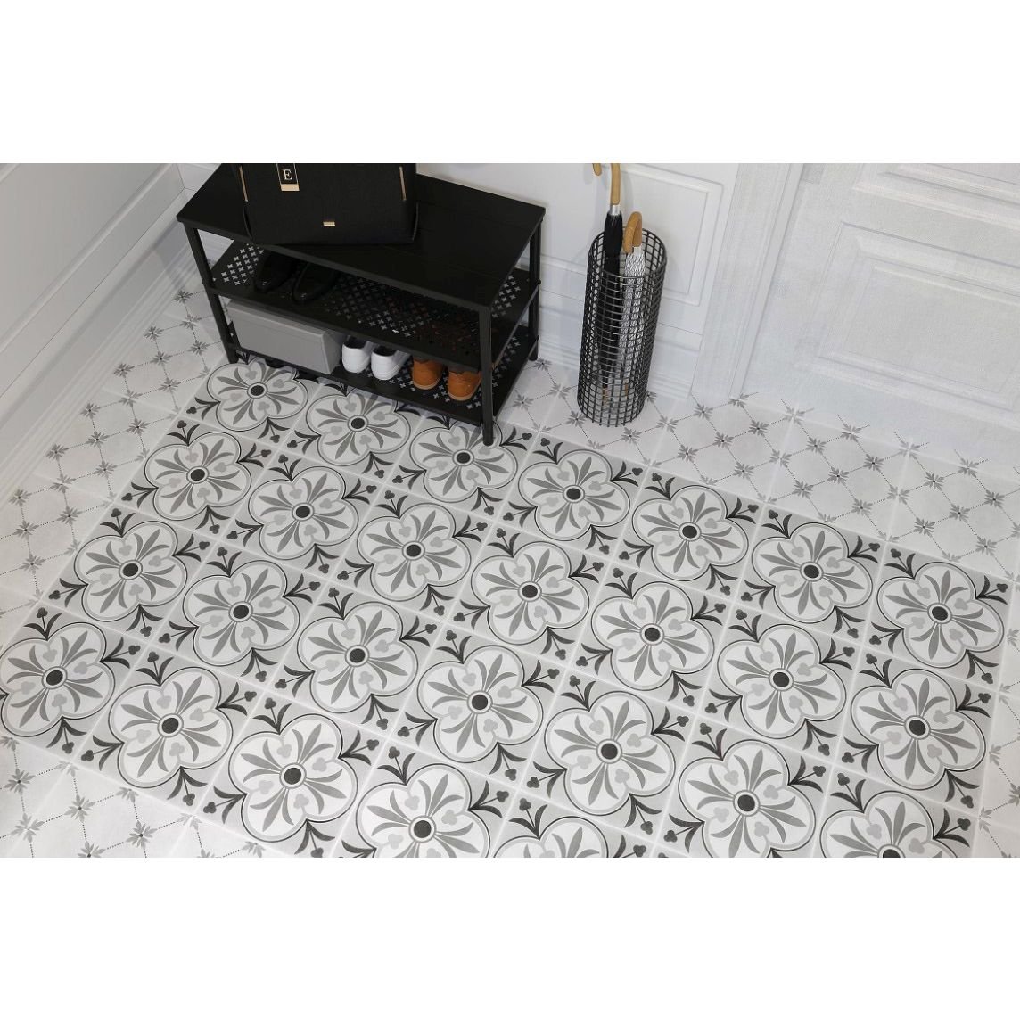 Керамогранит Cersanit (Церсанит) Motley пэчворк, геометрия, серый (C-MO4A094D) 29,8х29,8 см