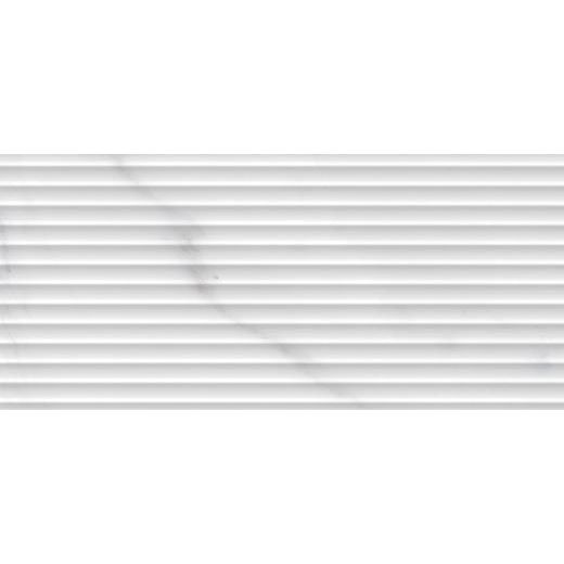 Настенная плитка Cersanit Omnia белая рельеф OMG052D 20х44 см