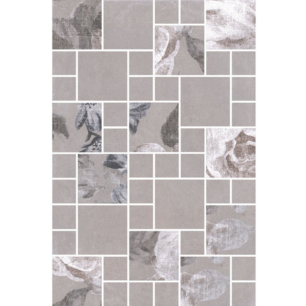 Декор Kerama marazzi Александрия серый мозаичный 20х30 см (180/8266)