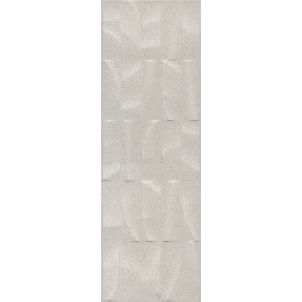 Плитка настенная Kerama marazzi Безана серый светлый структура 25х75 см (12151R)
