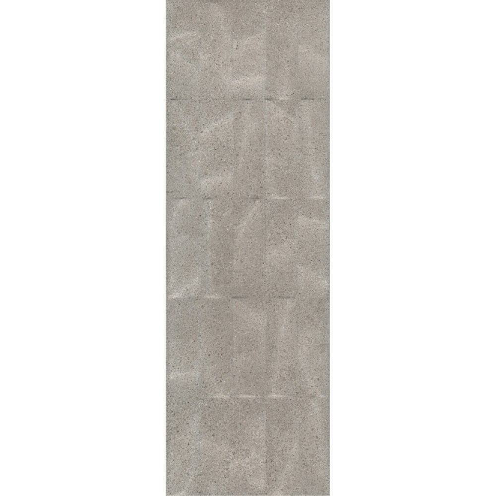 Плитка настенная Kerama Marazzi (Керама Марацци) Безана серый структура 25х75 см (12152R)