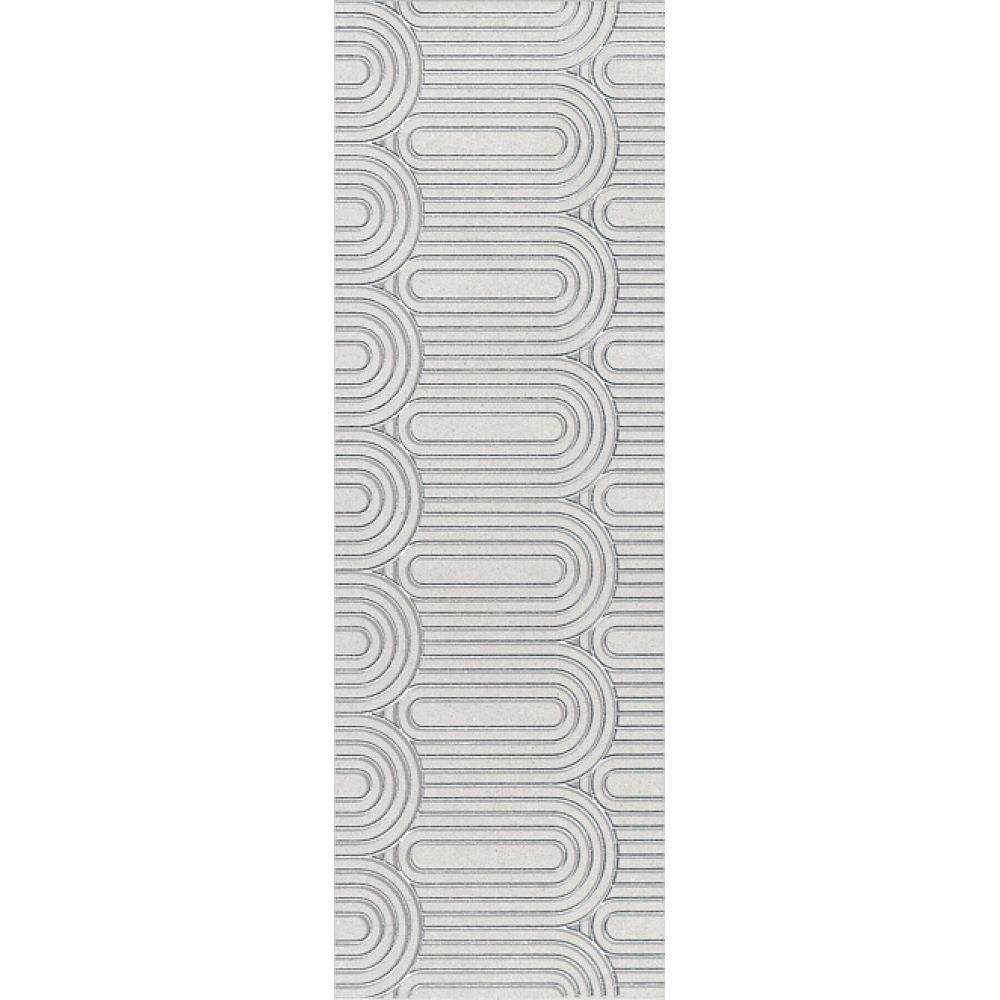Декор Kerama marazzi Безана серый светлый 25х75 см (OP/A201/12136R)