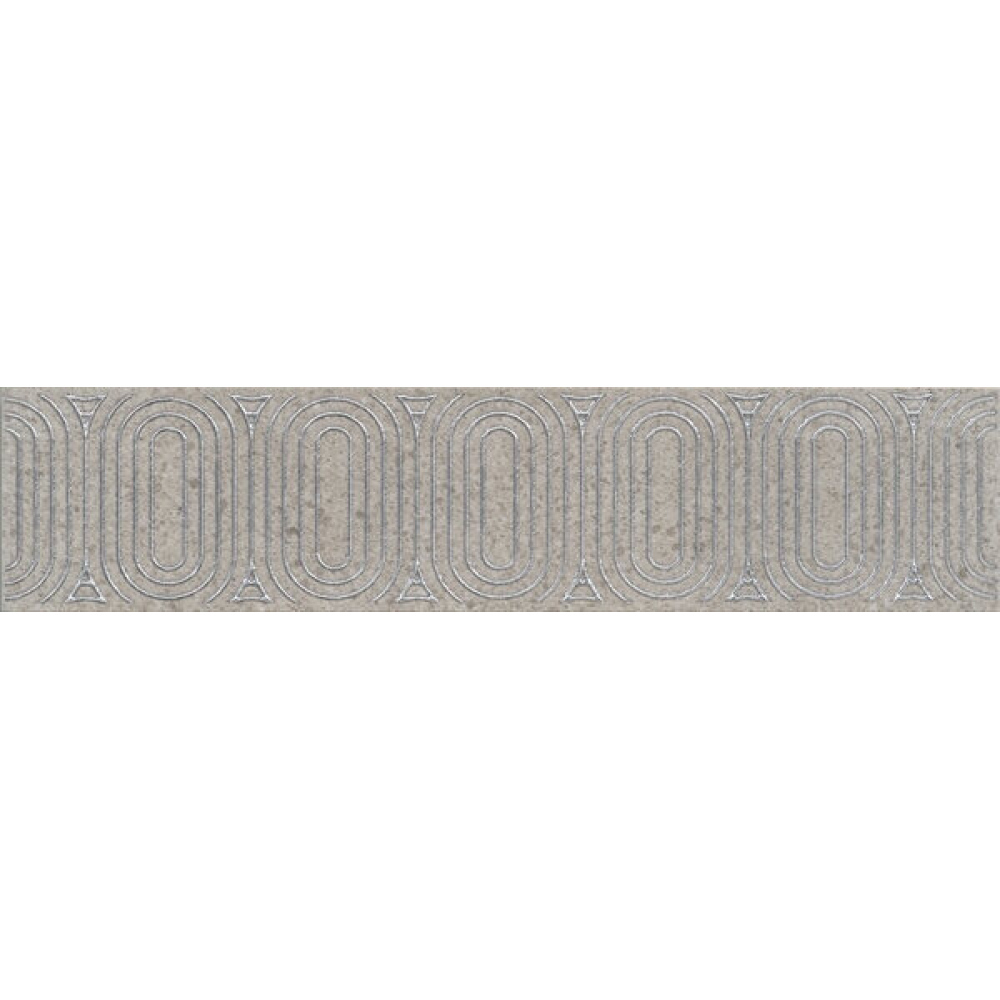 Бордюр Kerama marazzi Безана серый 5.5х25 см (OP/B206/12137R)