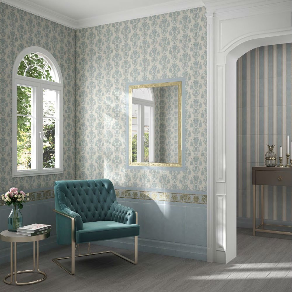 Бордюр Kerama Marazzi (Керама Марацци) Борромео 7.7х25 см (AD/A576/6402)