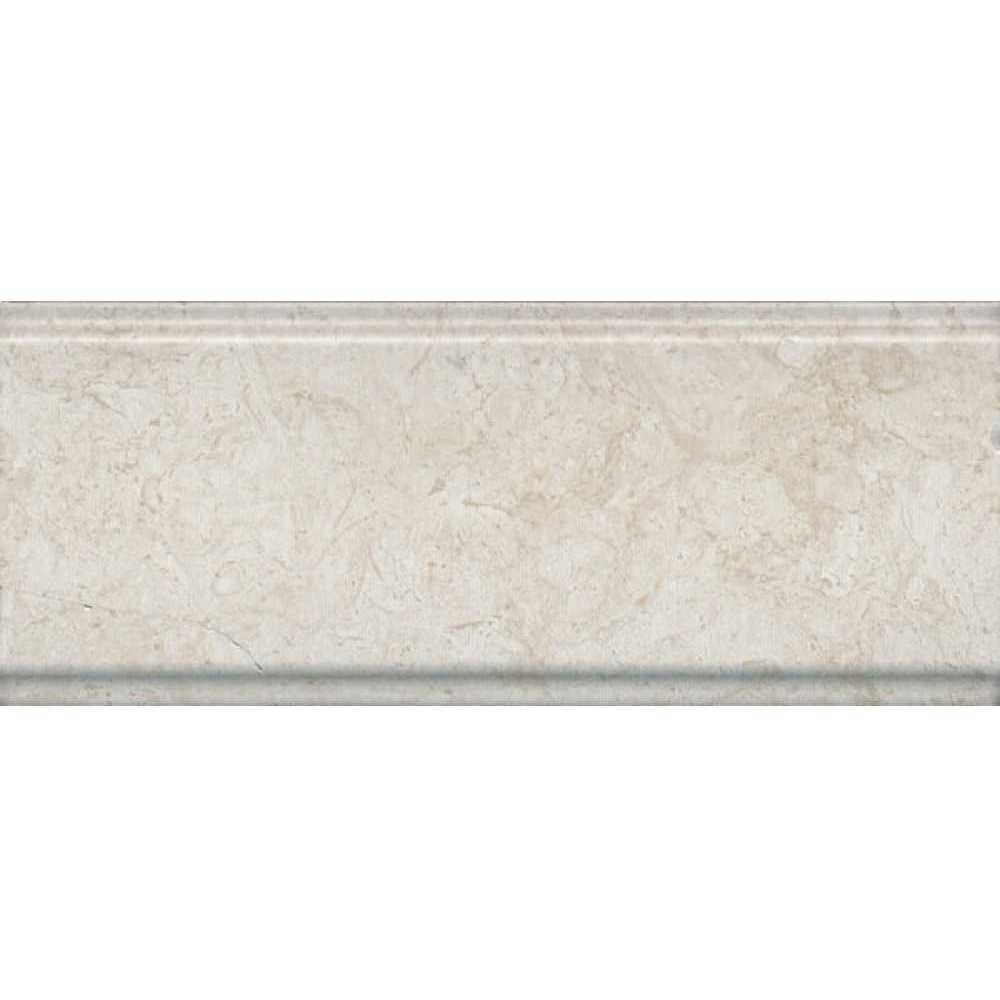 Бордюр Kerama Marazzi (Керама Марацци) Веласка беж светлый обрезной 12х30 см, толщ. 13 мм, (BDA018R)