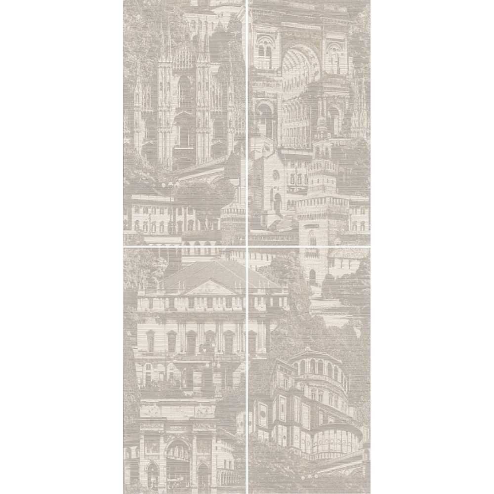 Панно Kerama Marazzi (Керама Марацци) из 4х частей Веласка 60х120 см (HGD/A423/4x/11037R)