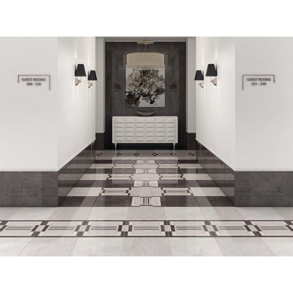 Керамогранит Kerama Marazzi (Керама Марацци) Вомеро серый светлый лаппатированный 50.2х50.2 см (SG452602R)