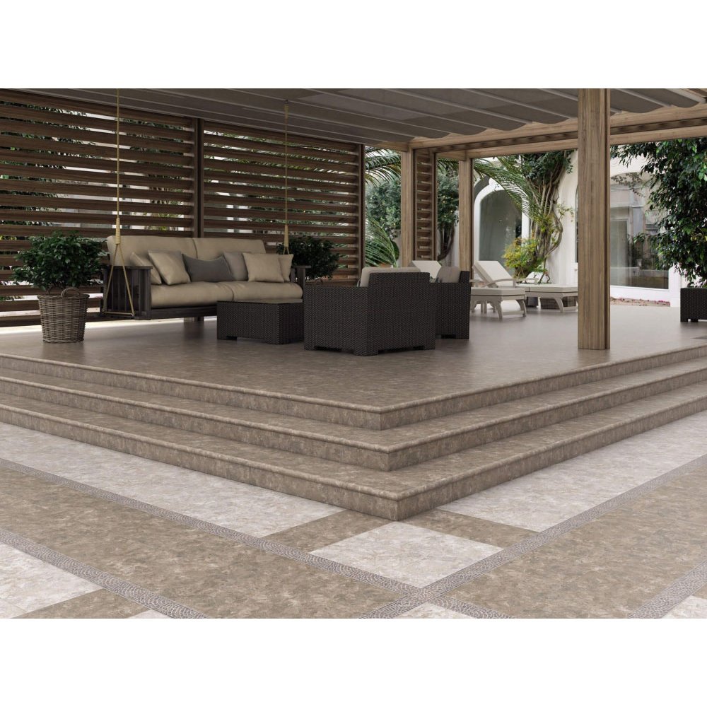 Ступень Kerama Marazzi (Керама Марацци) угловая Галерея серая 30х30 см (SG218800R/GR/AN)