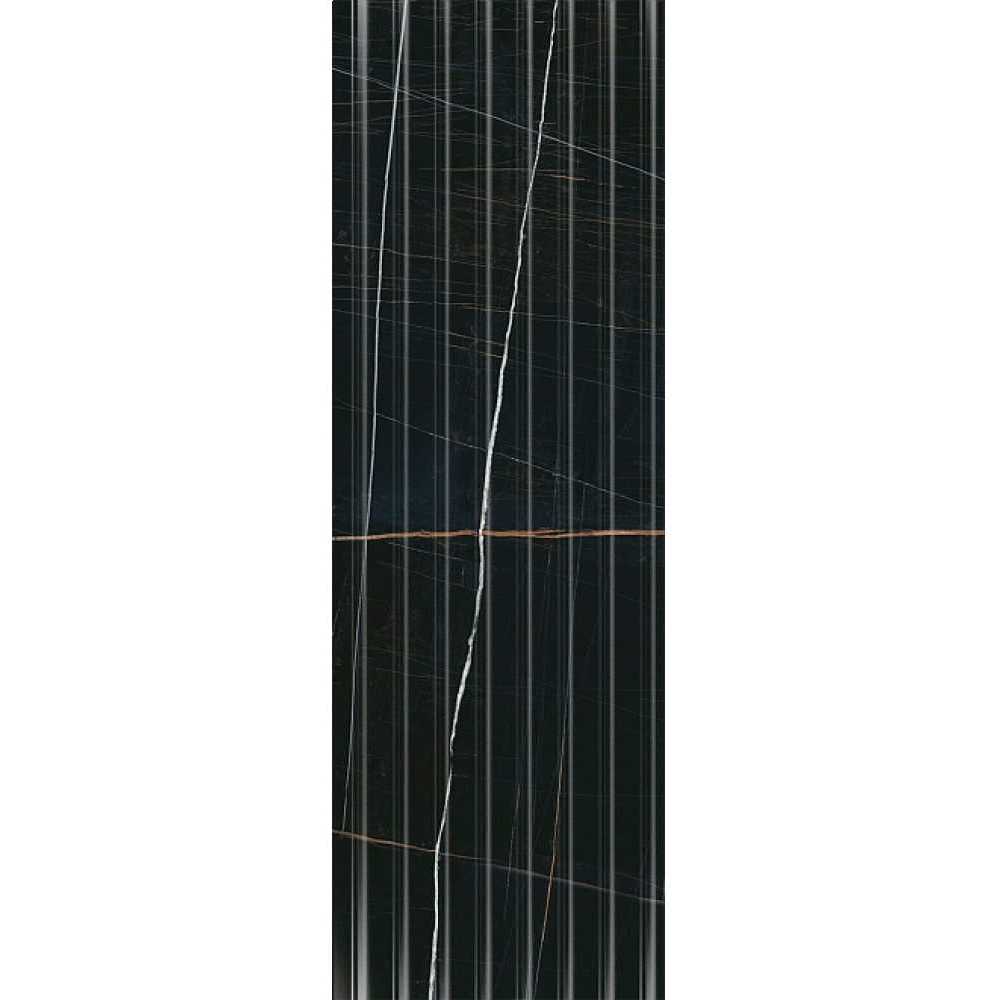 Плитка настенная Kerama marazzi Греппи черный структура обрезной 40х120 см (14035R)