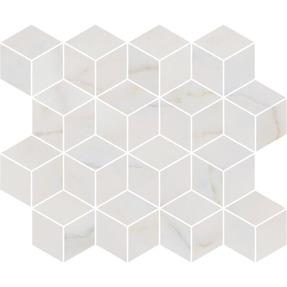 Декор Kerama marazzi Греппи белый мозаичный 37.5х45 см (T017/14003)