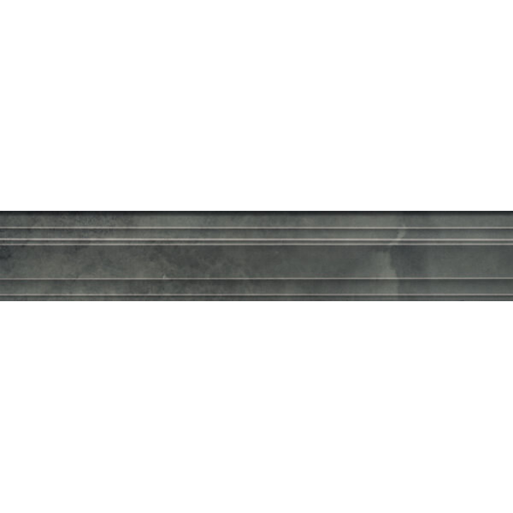 Бордюр Kerama marazzi Джардини серый темный багет 7.3х40 см (BLF004R)