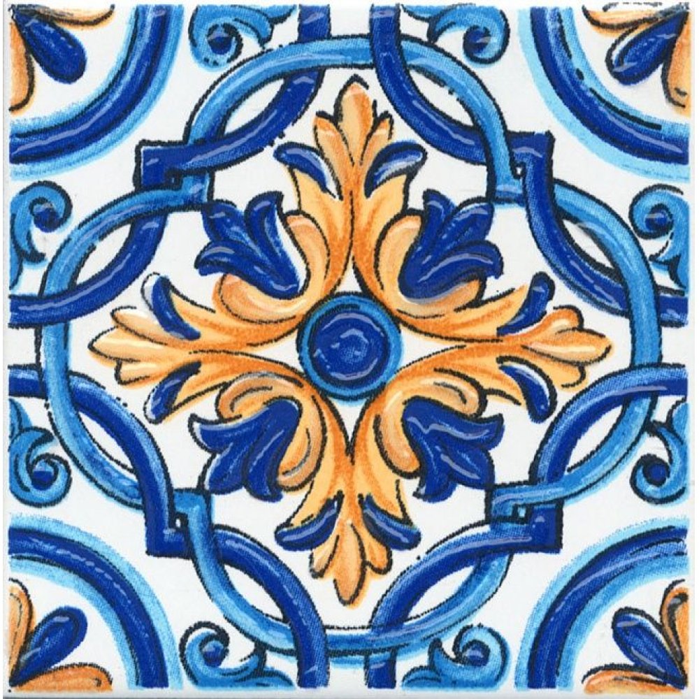 Декор Kerama Marazzi (Керама Марацци) Капри майолика 20х20 см, толщ. 6.9 мм, (STG/A458/5232)