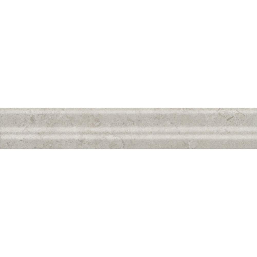 Бордюр Kerama Marazzi (Керама Марацци) Карму светлый серый обрезной 5х30 см (BLC023R)