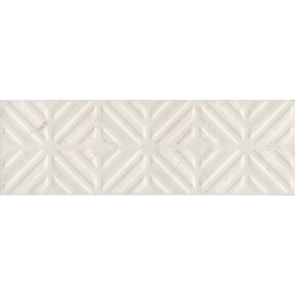 Бордюр Kerama Marazzi (Керама Марацци) Карму бежевый светлый обрезной 9.6х30 см, толщ. 10 мм, (11208R/4)