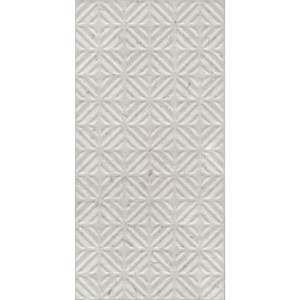 Плитка настенная Kerama Marazzi (Керама Марацци) Карму серый светлый структура обрезной 30х60 см (11209R)