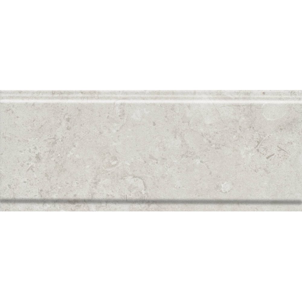 Бордюр Kerama Marazzi (Керама Марацци) Карму серый светлый матовый обрезной 12х30 см (BDA020R)